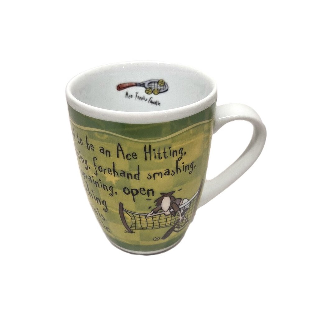 History & Heraldry Tennis Mug Ace Fanatic Gift Coffee Cup H & H